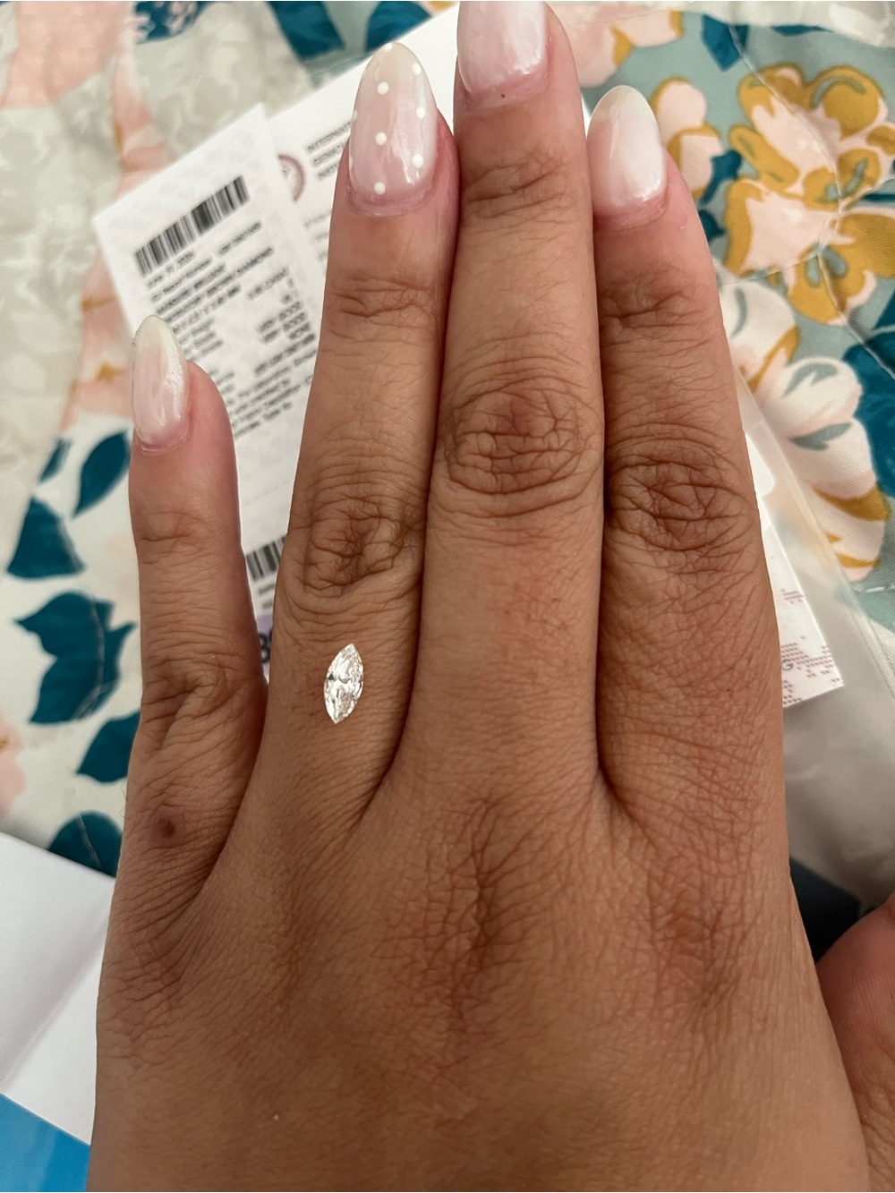 Marquise Cut loose diamond LAB GROWN